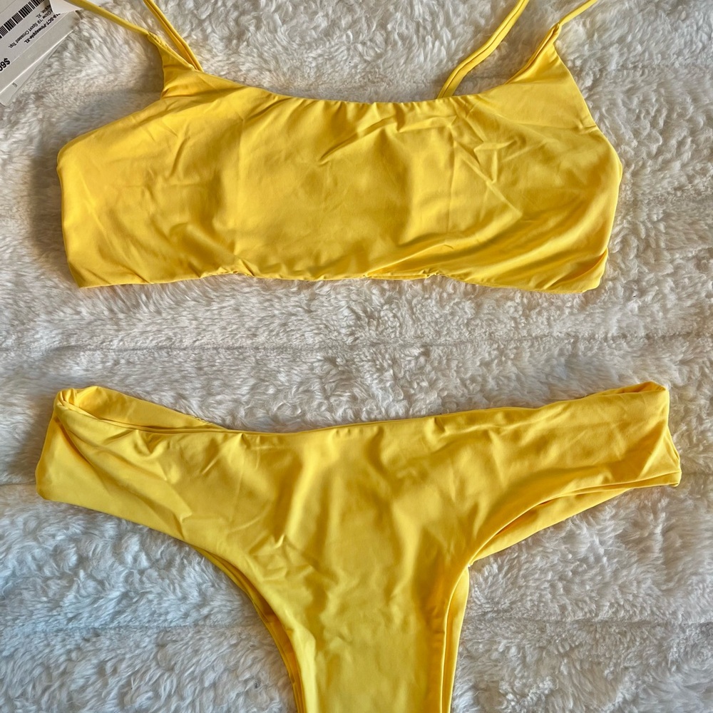 San Lorenzo Yellow Bikini Set